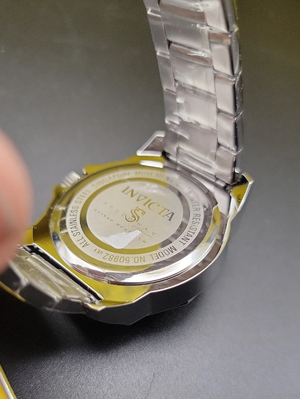 50982 Invicta Speedway Dominus Men's Quartz Watch - 42mm Tequilla Sunrise Silver